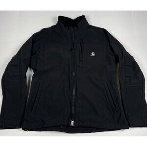 Carhartt Women Medium WJ176 BLK Black Shoreline Softshell Jacket Workwear